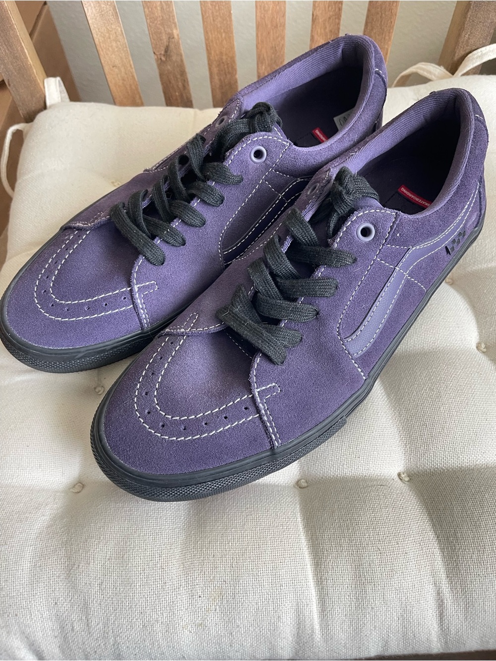Vans Off The Wall Sk8-Low Men’s Purple Suede Low-Top Skate Sneakers